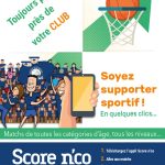 Affiche Score n'co pour Saumur Loire basket