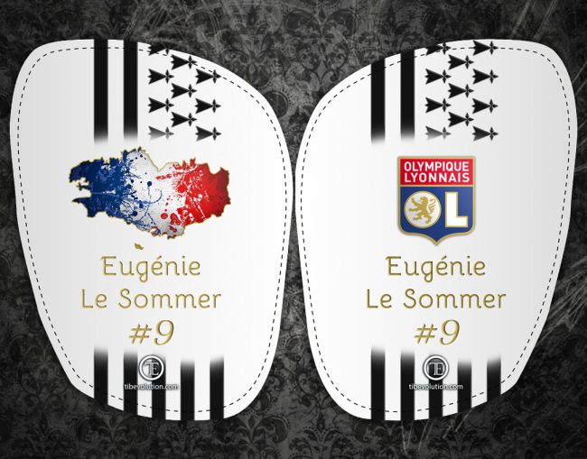 Eugénie Le Sommer OL Lyon protège-tibias