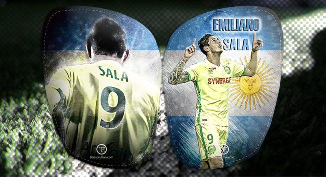 Protège-tibias du regretté Emiliano Sala
